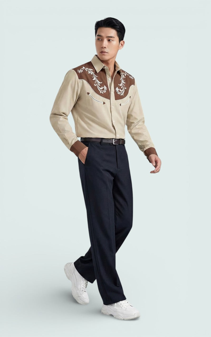 Western Floral Casual Shirt