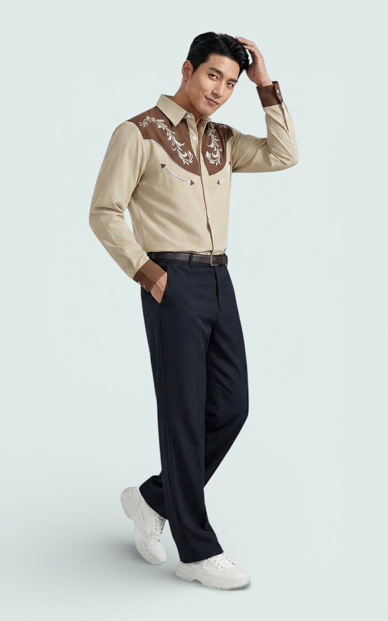 Western Floral Casual Shirt