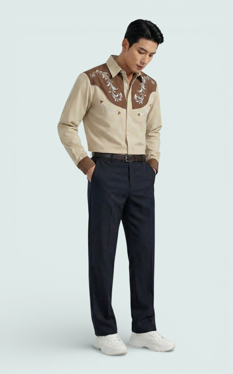 Western Floral Casual Shirt