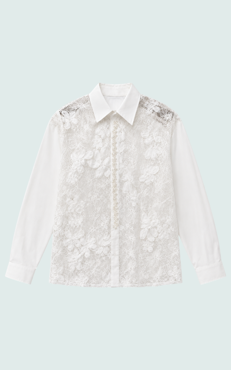 Ivory Bloom Veil