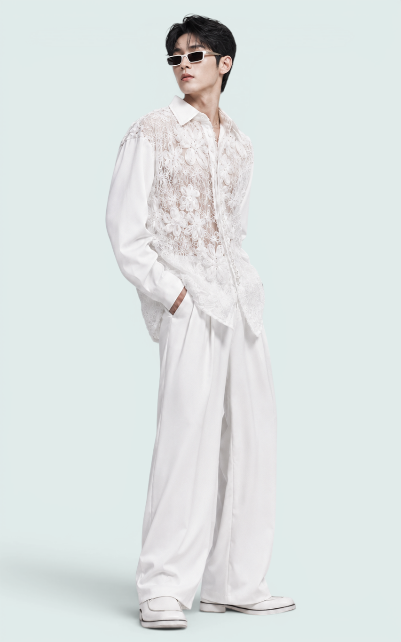 Ivory Bloom Veil