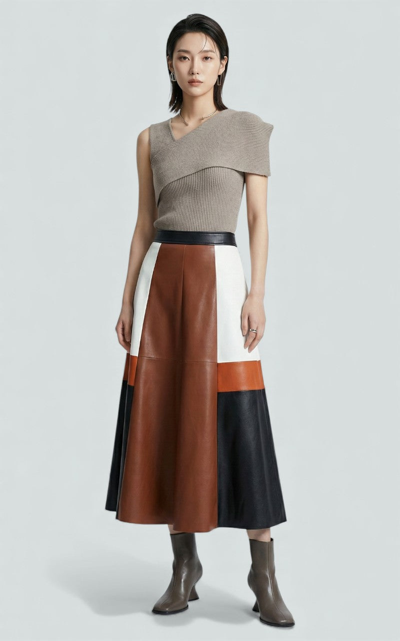 Sable Panel Skirt