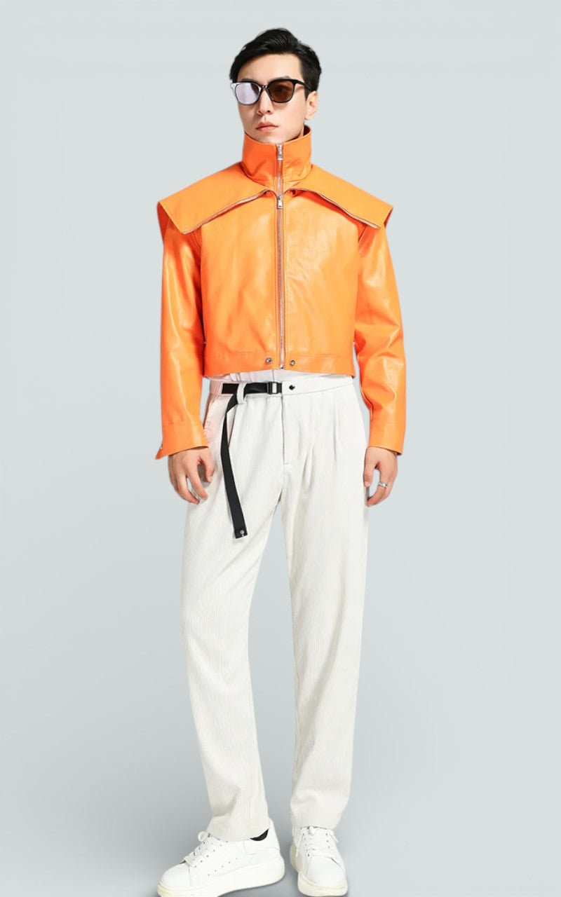 High-Street Korean Leather Jacket