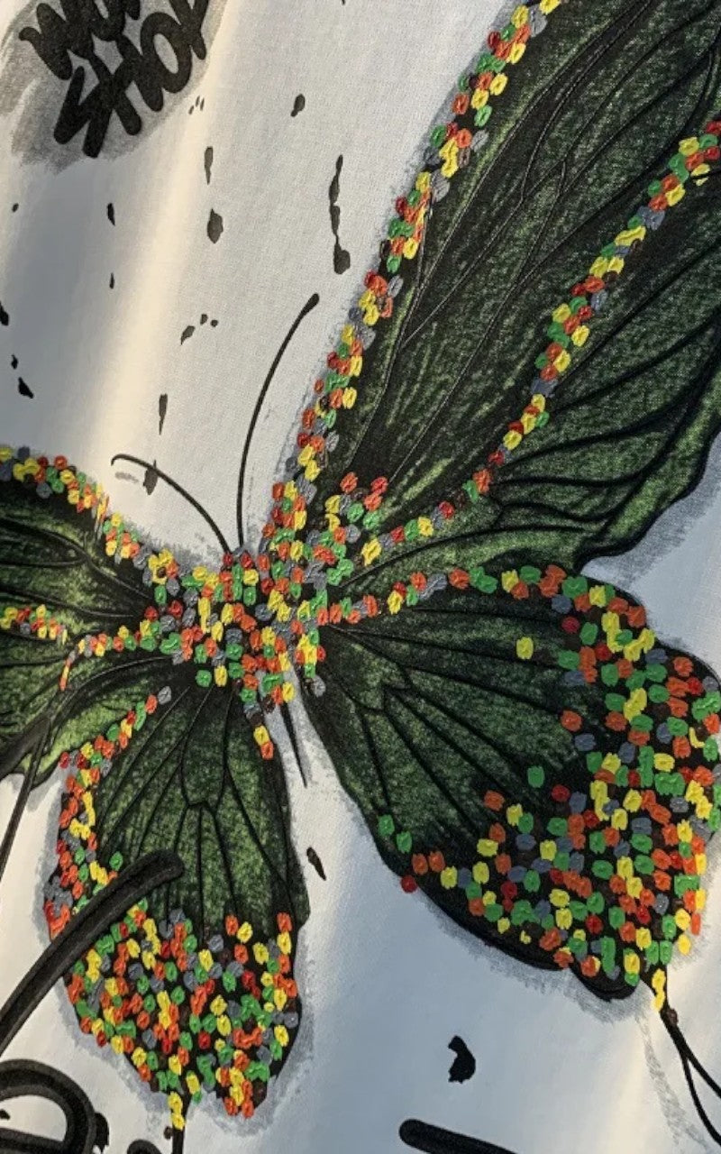 Butterfly Embroidered Summer Tee