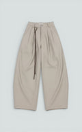 High-Waist Straight Trousers